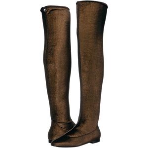 Gently-worn Giuseppe Zanotti OTK Bronze Boot